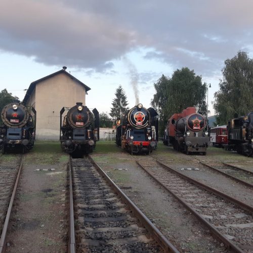 Parné rušne na výstave