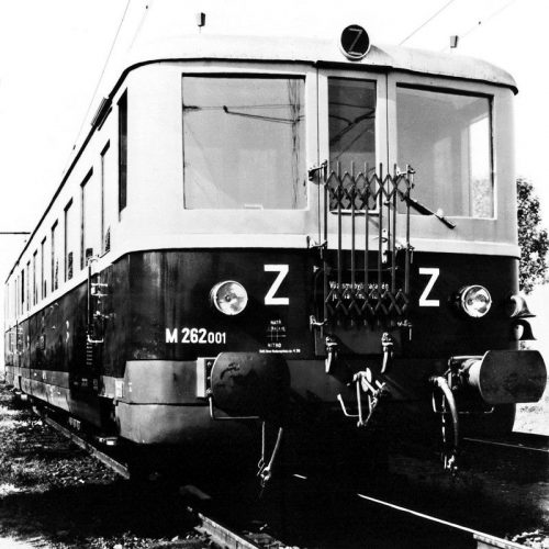 Prototyp M 262.001 na továrnej fotografii z roku 1949 Zdroj: prototypy.cz
